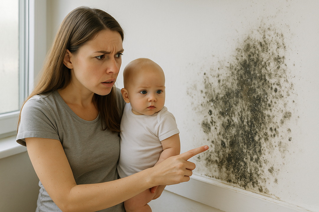 "Ho bambini piccoli: posso usare un antimuffa senza paura?"